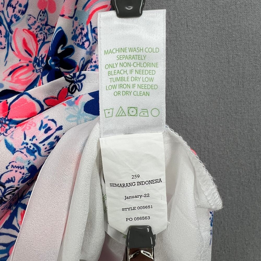 LILLY PULITZER Jonas High Waist Skort Womens 8 Resort White Party Like a Lobstar - Picture 15 of 16